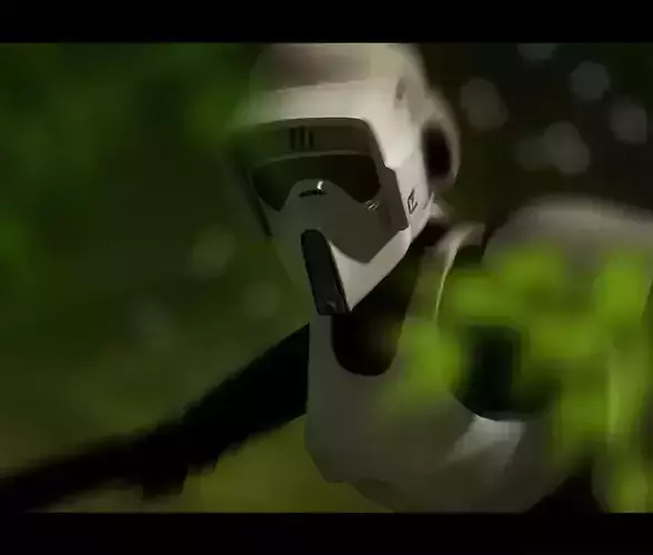 Scout Trooper helmet Free 3D model