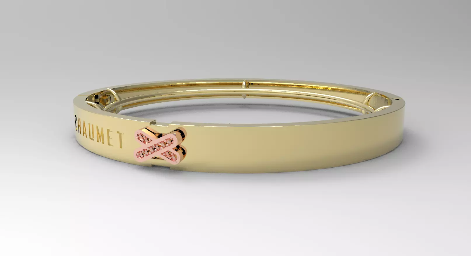 bracelet chaumet FUSION READY FOR CASTING 3d model 3D print model_0