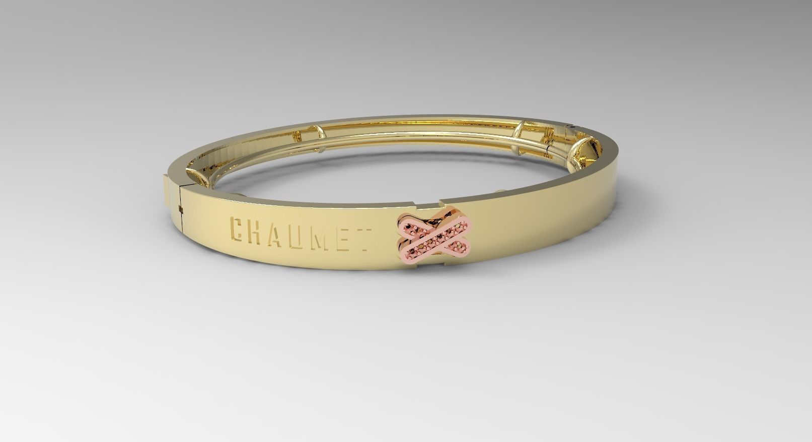 bracelet chaumet FUSION READY FOR CASTING 3d model 3D print model_4