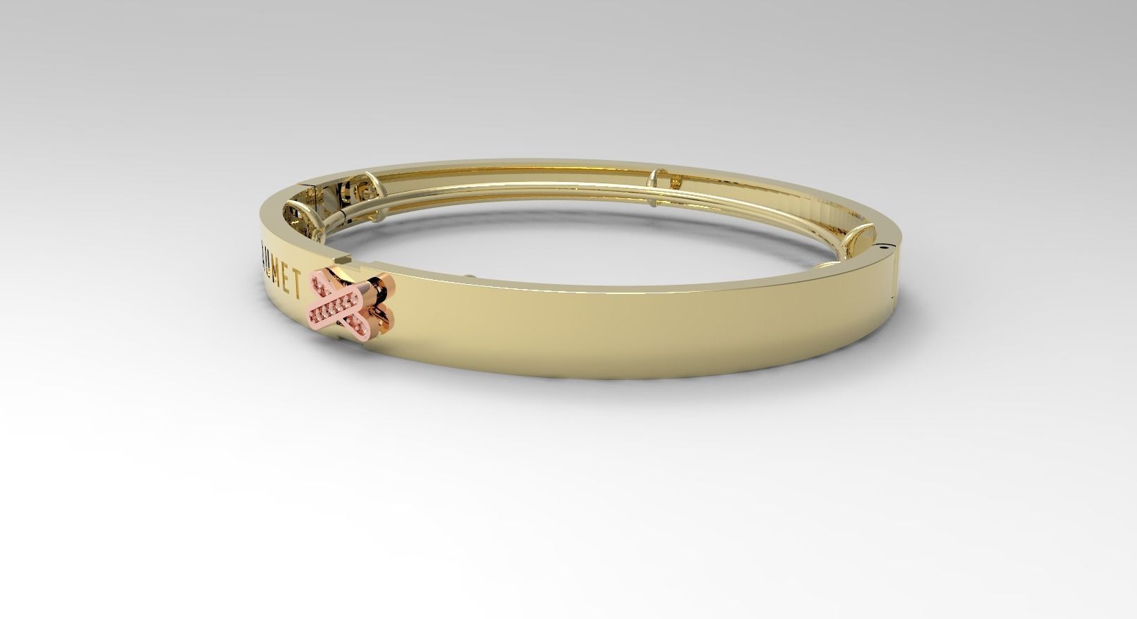 bracelet chaumet FUSION READY FOR CASTING 3d model 3D print model_6
