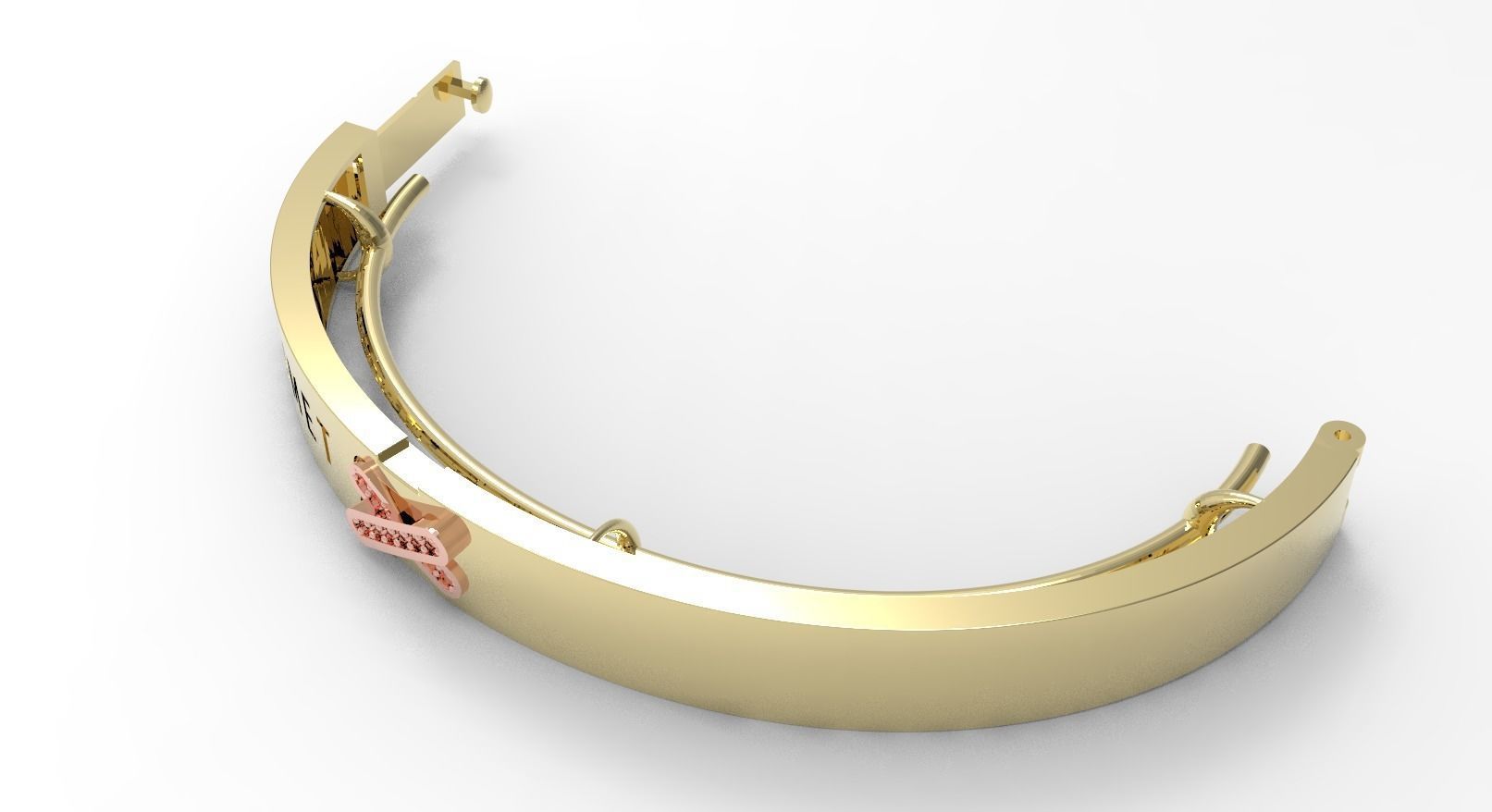 bracelet chaumet FUSION READY FOR CASTING 3d model 3D print model_8