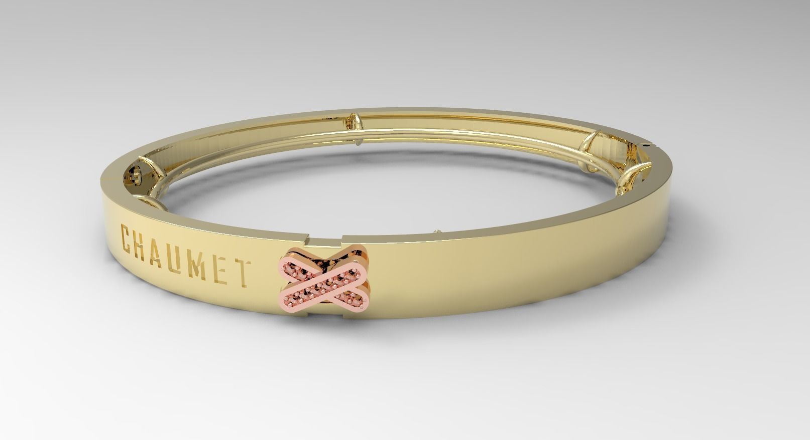 bracelet chaumet FUSION READY FOR CASTING 3d model 3D print model_10