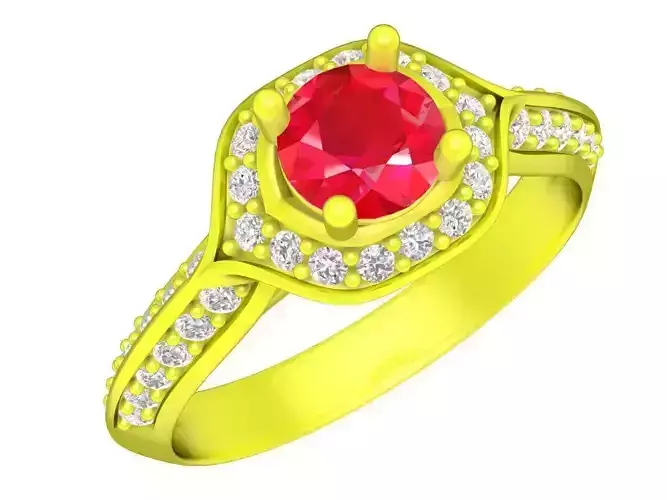 A5476 Diamond Women Ring Fashion Ring