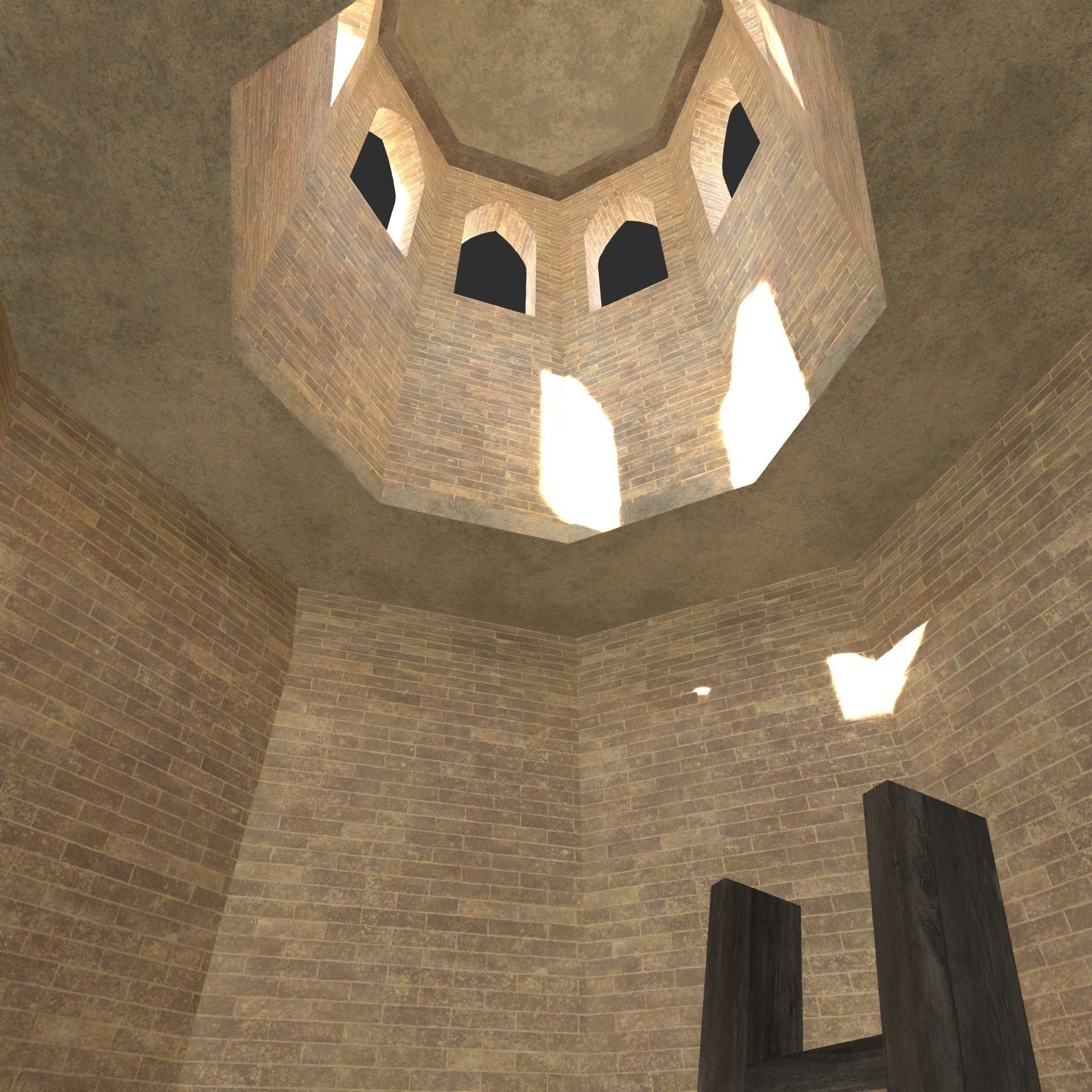 ARAB ARABIC DESERT TURKISH TEMPLE CHURCH COLLECTION Low-poly 3D model_46