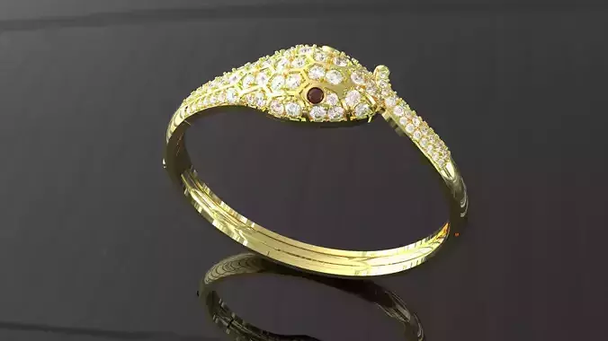 Bracelet Snake 3D print model