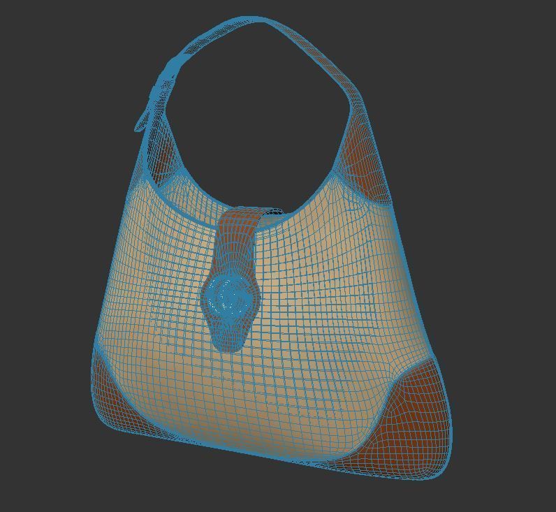Gucci bag 3D model_1