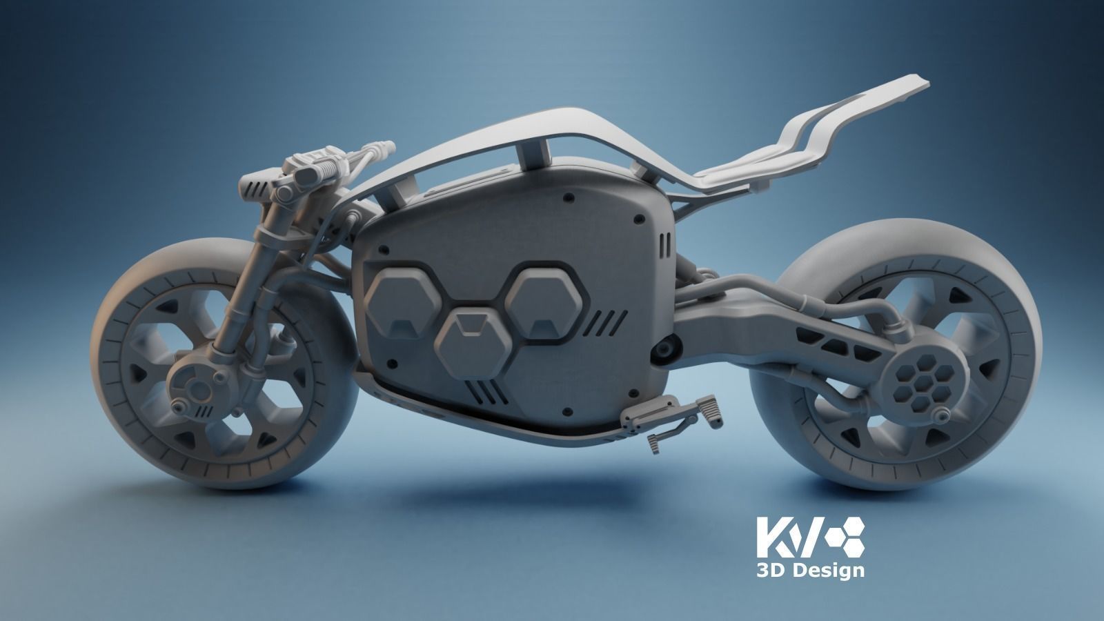 KV-Motorbike-003 3D print model_1