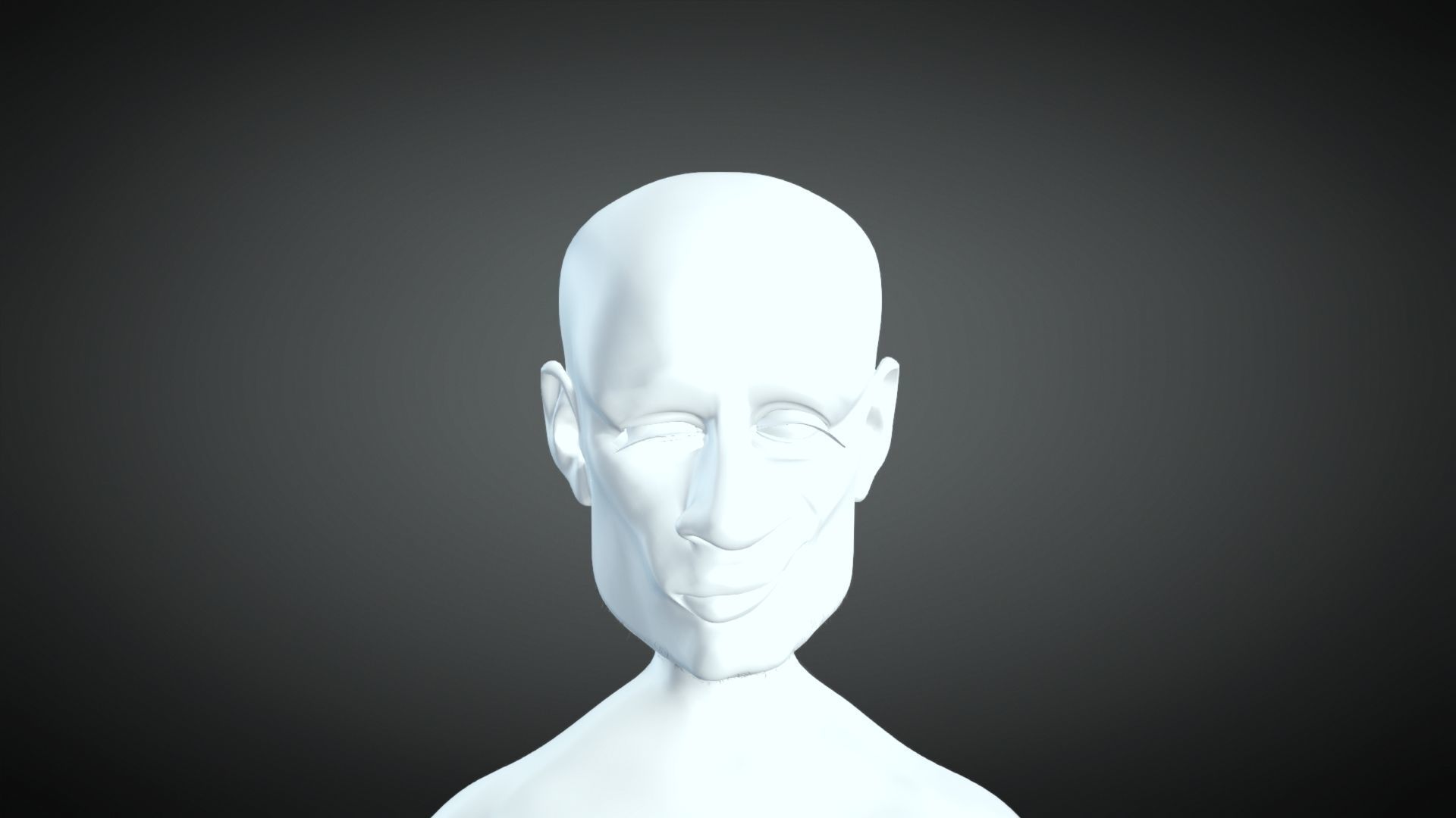 Ata Rigged Animated 2500 free animation Tutorial Low-poly 3D model_12