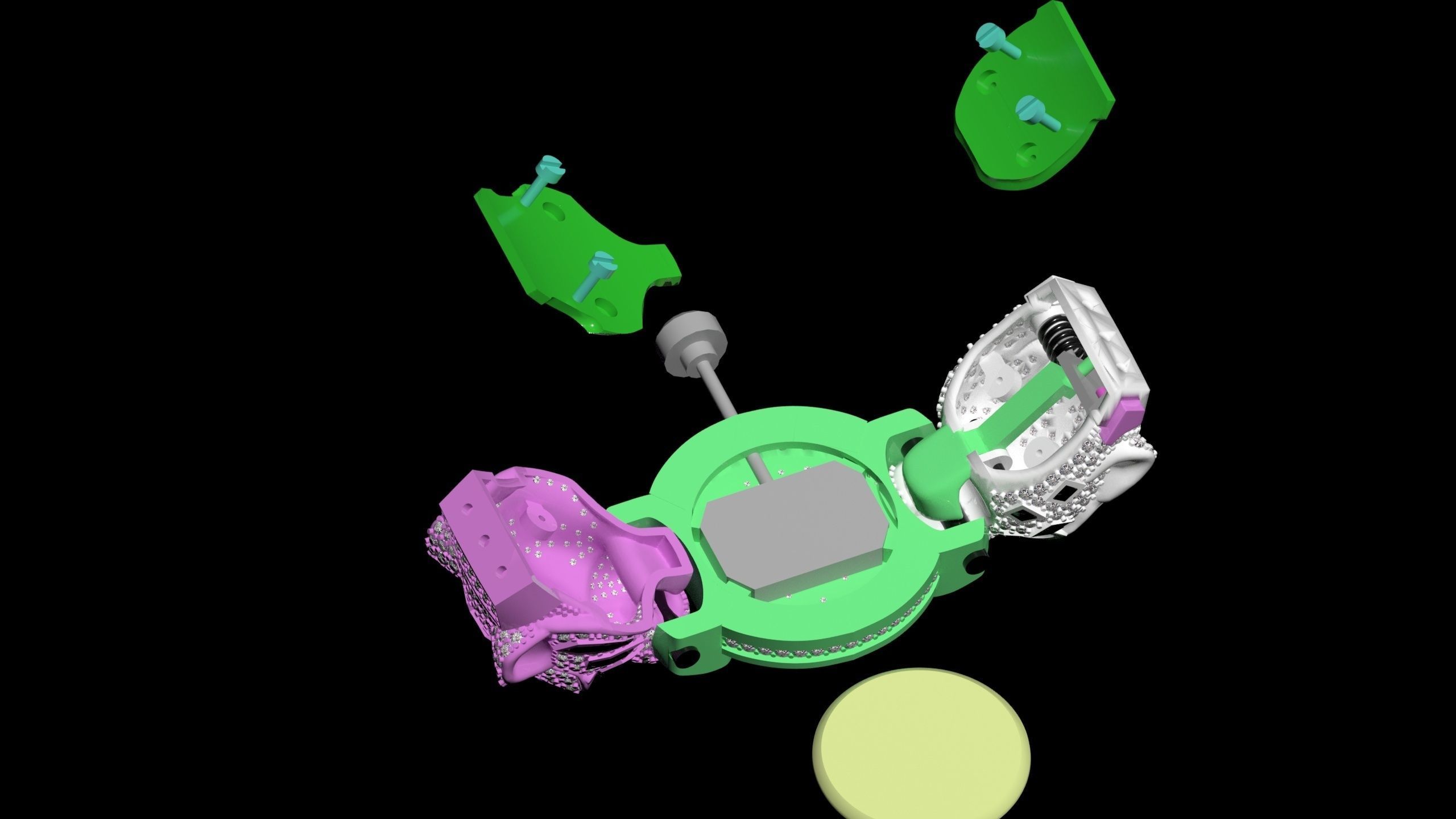 watch tiger and panther 3D print model_17