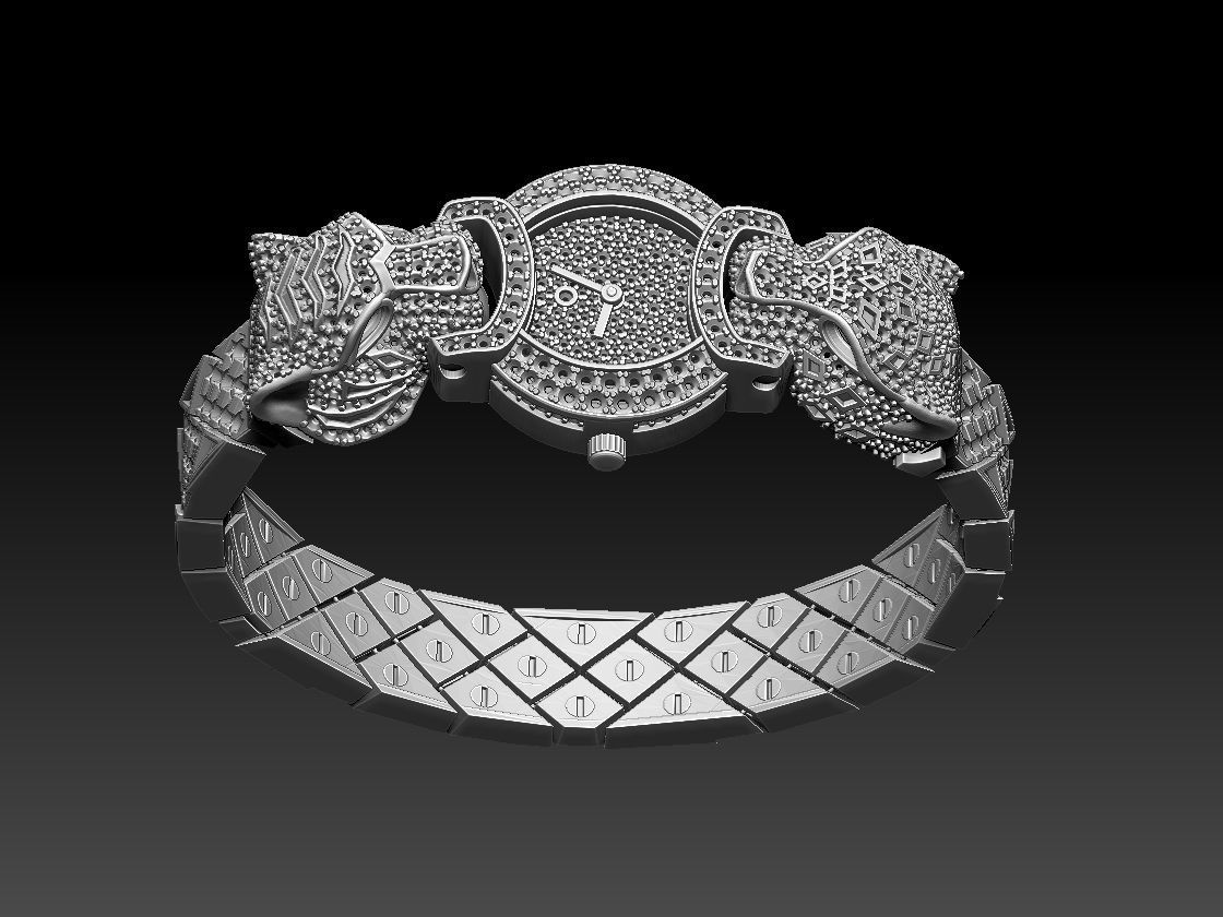 watch tiger and panther 3D print model_23