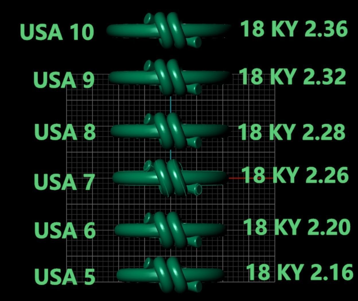 Gold Knot Ring 3D print model_8