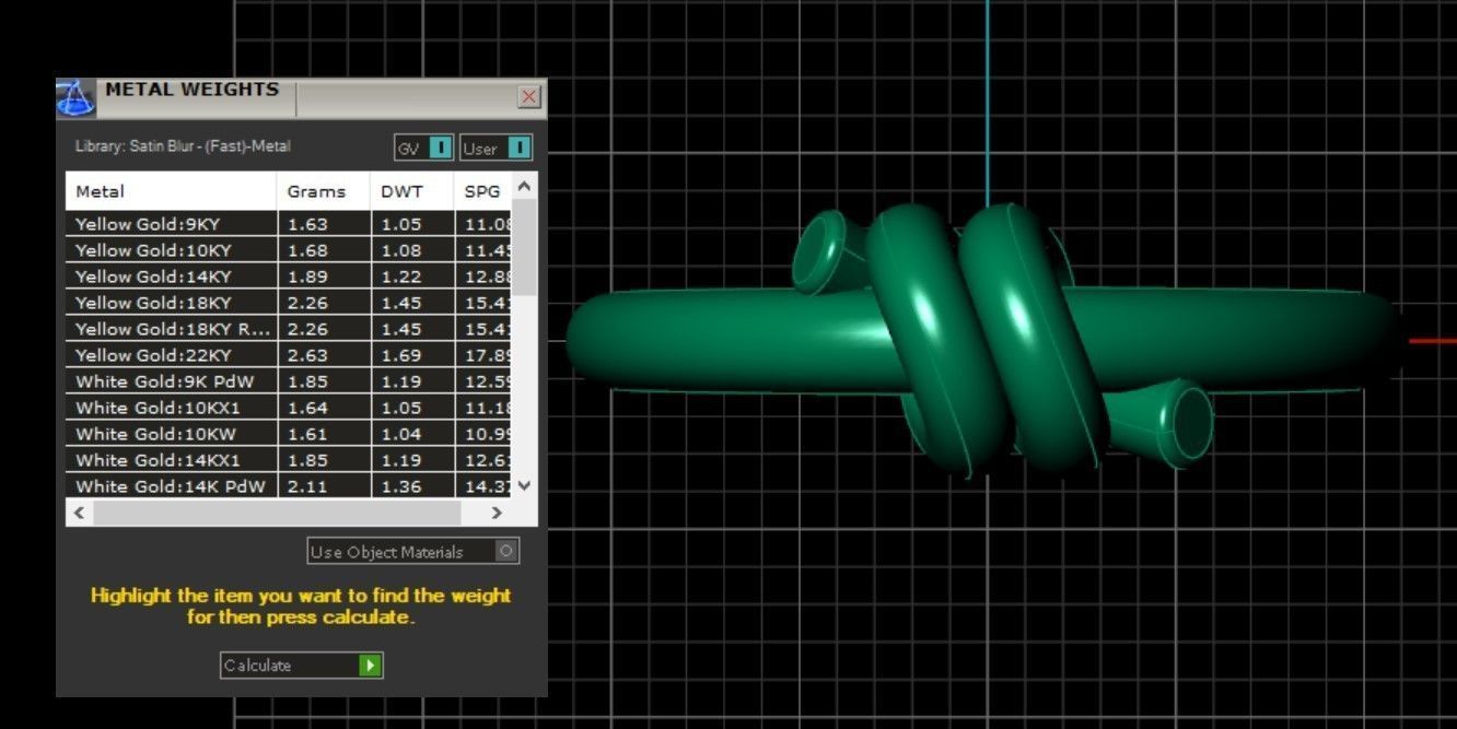 Gold Knot Ring 3D print model_6