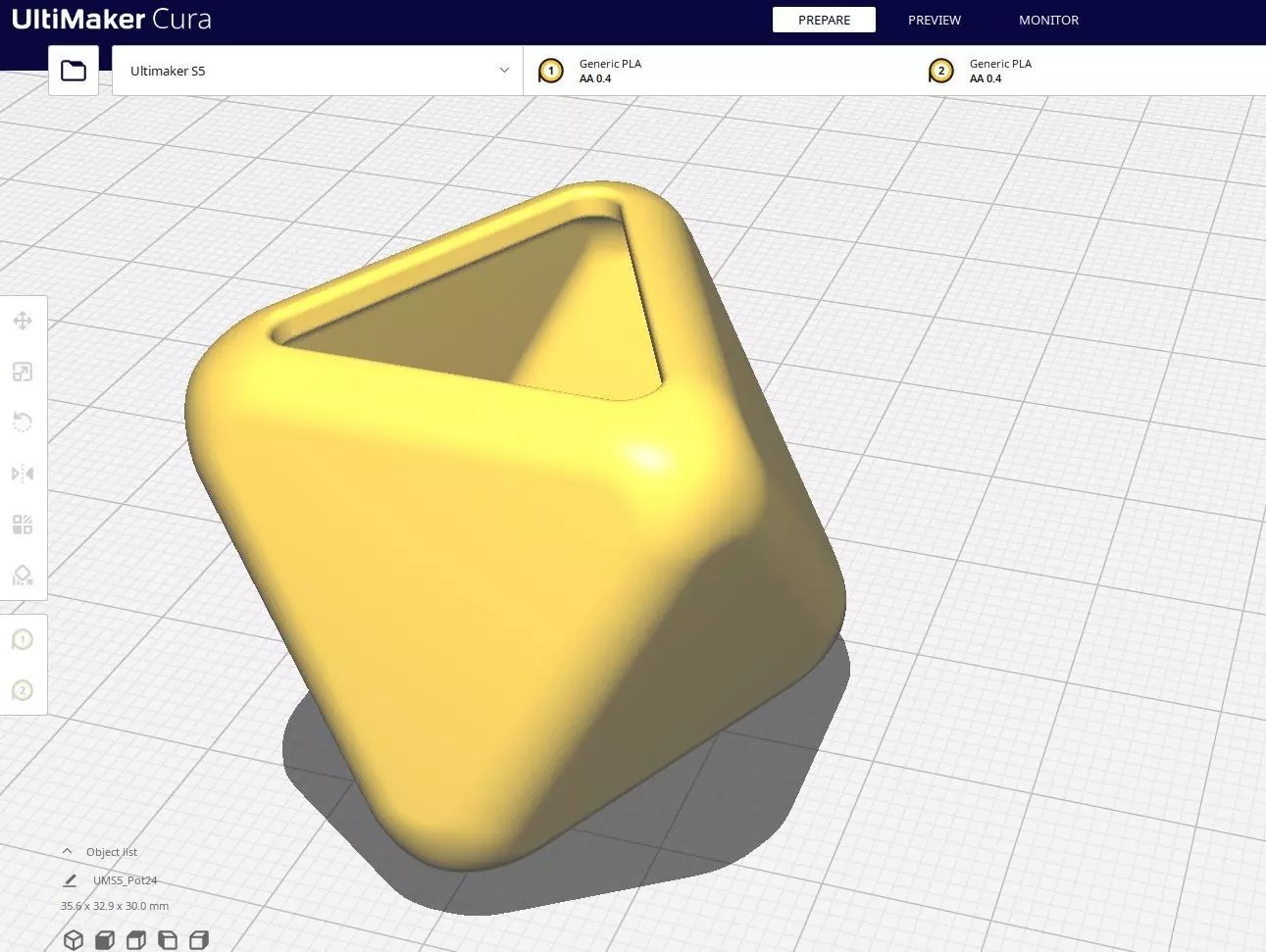 Garden Pot 24 3D print model_0