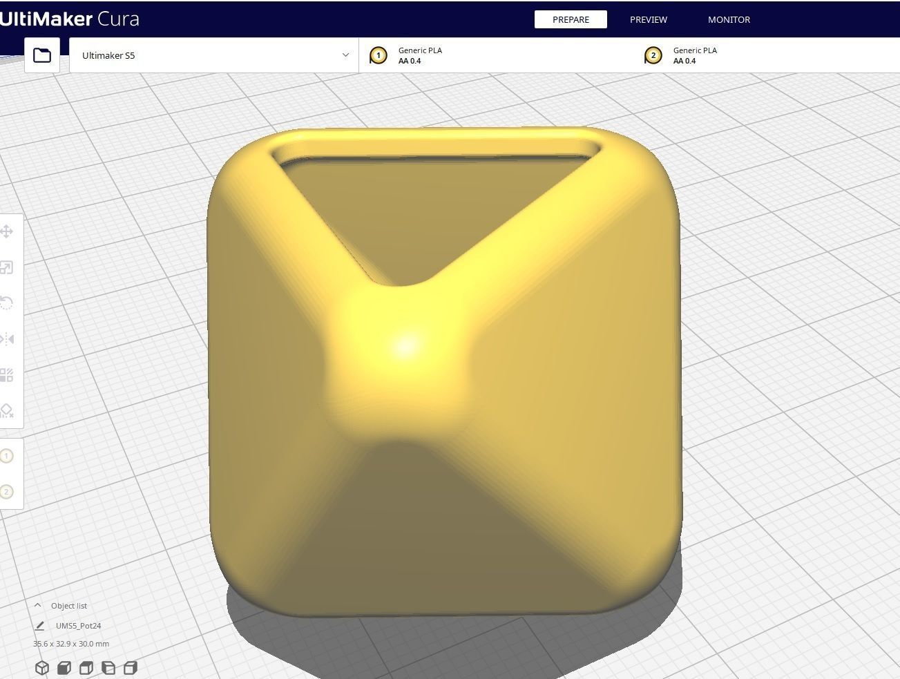 Garden Pot 24 3D print model_3