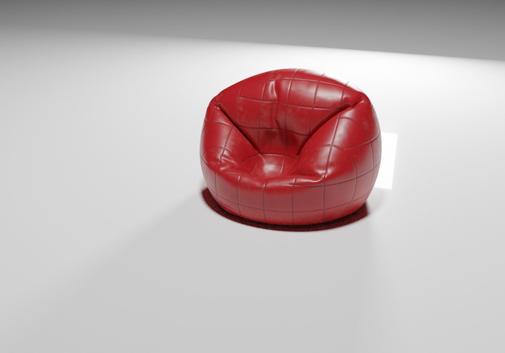 Bean Bag Free low-poly 3D model_2