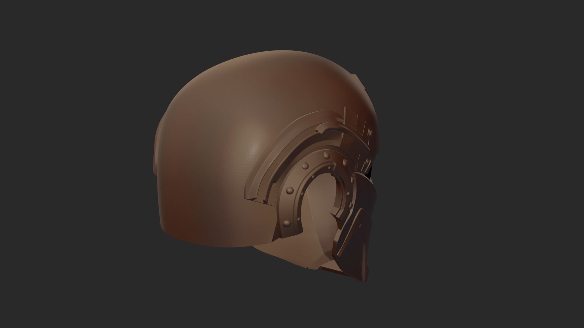MIDJOURNEY DESIGN PRINTABLE HI-TECH HELMET STL 3D print model_11