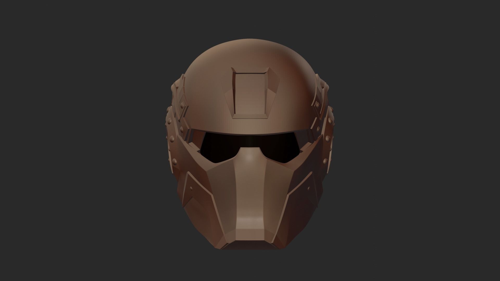 MIDJOURNEY DESIGN PRINTABLE HI-TECH HELMET STL 3D print model_1