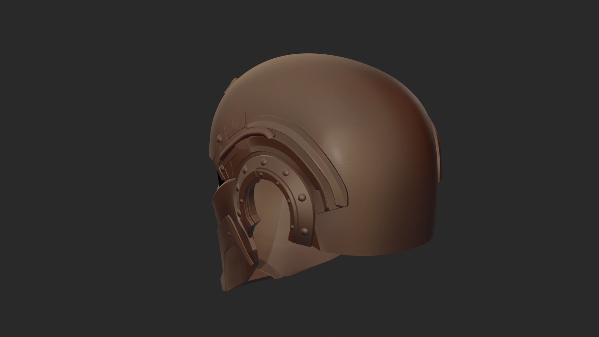 MIDJOURNEY DESIGN PRINTABLE HI-TECH HELMET STL 3D print model_10