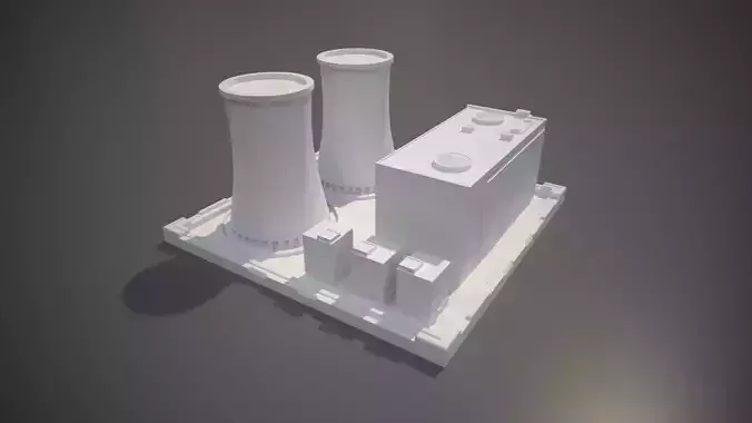 Miniature Power Station 3D print model