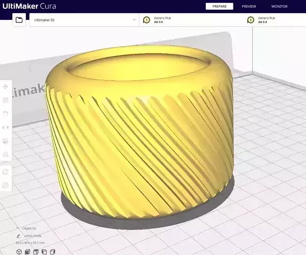 Garden Pot 06 3D print model