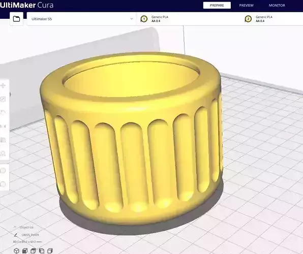 Garden Pot 09 3D print model