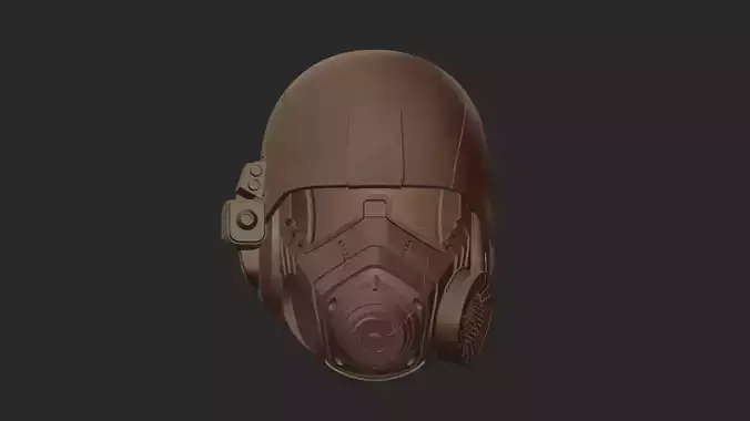 NCR VETERNA FALLOUT HELMET PRINTABLE VERSION STL 3D print model