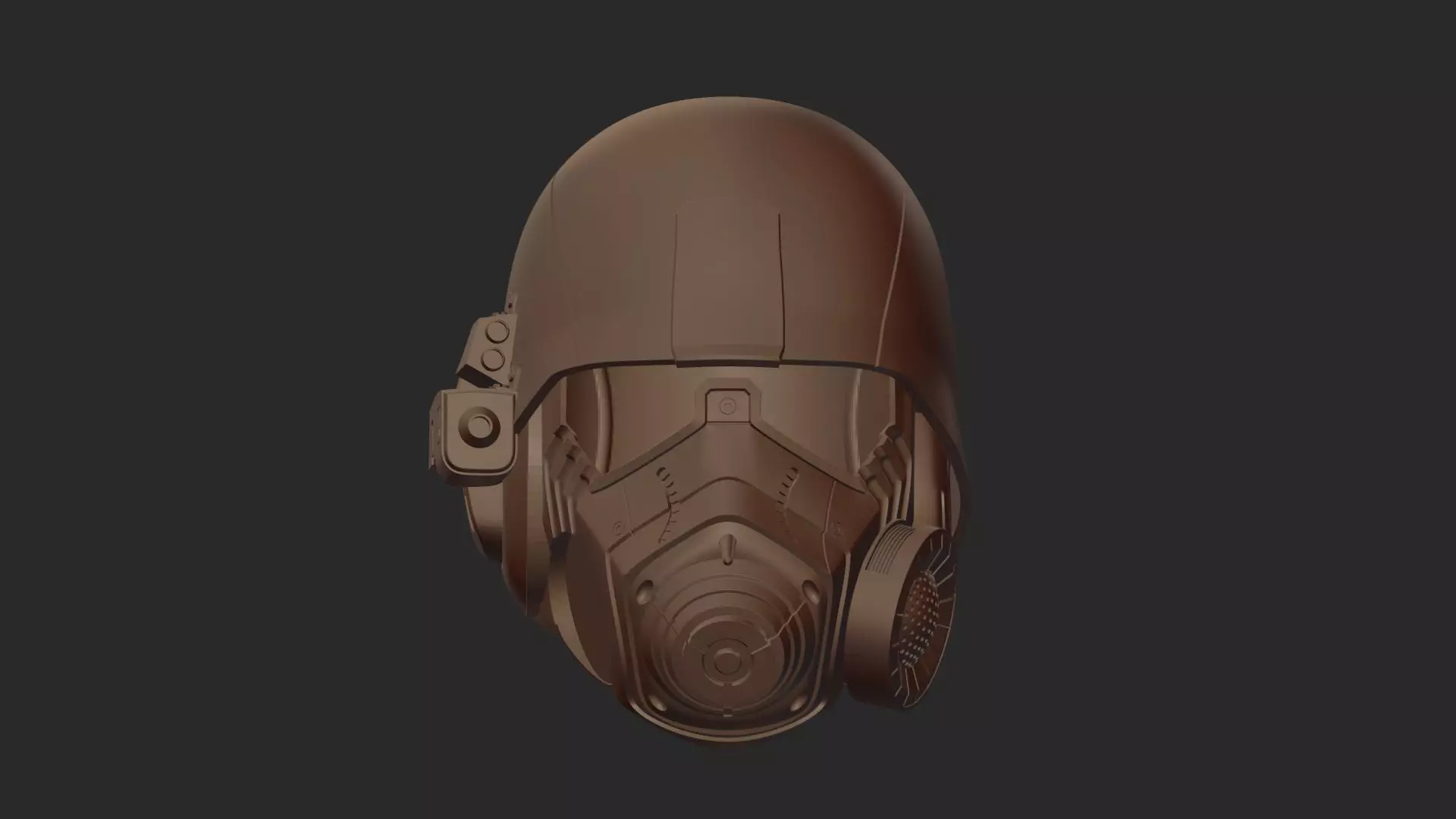 NCR VETERNA FALLOUT HELMET PRINTABLE VERSION STL 3D print model_0