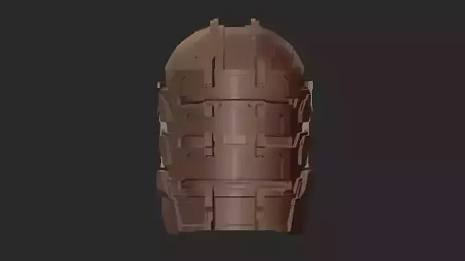 DEAD SPACE HELMET PRINTABLE VERSION STL