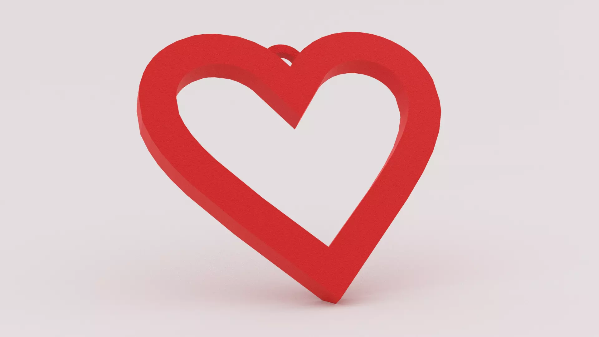 Heart Keychain - 3D Printed Symbol of Love 3D print model