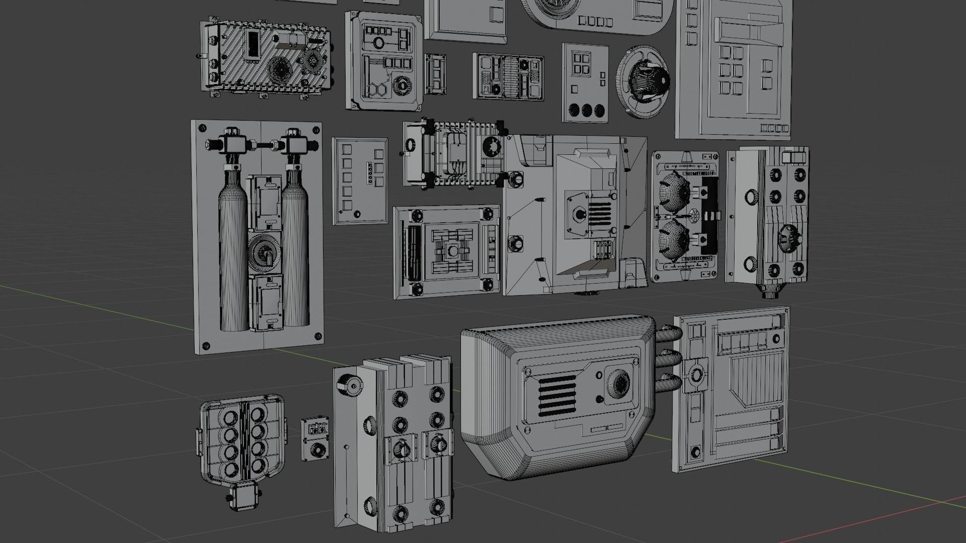 Star Wars Panels Pack 01 3D model_7
