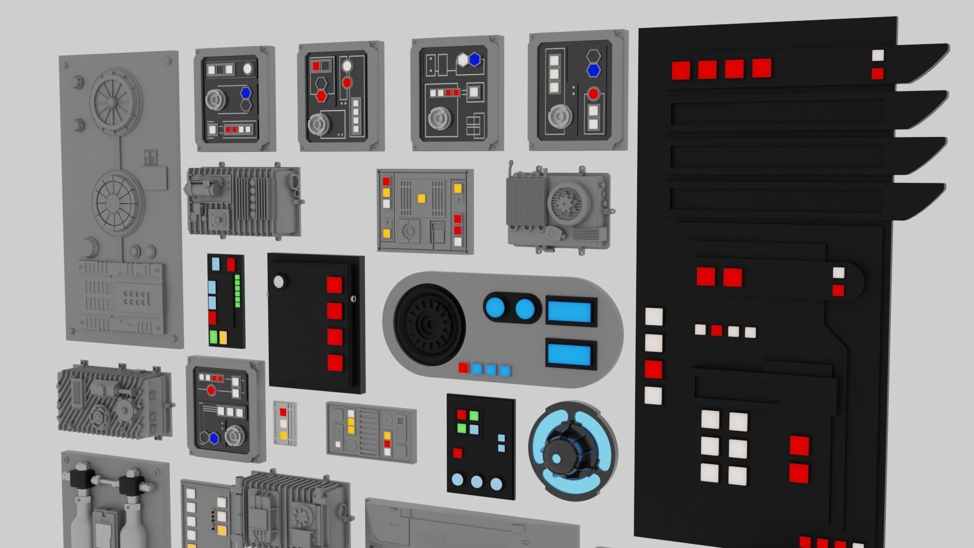 Star Wars Panels Pack 01 3D model_8