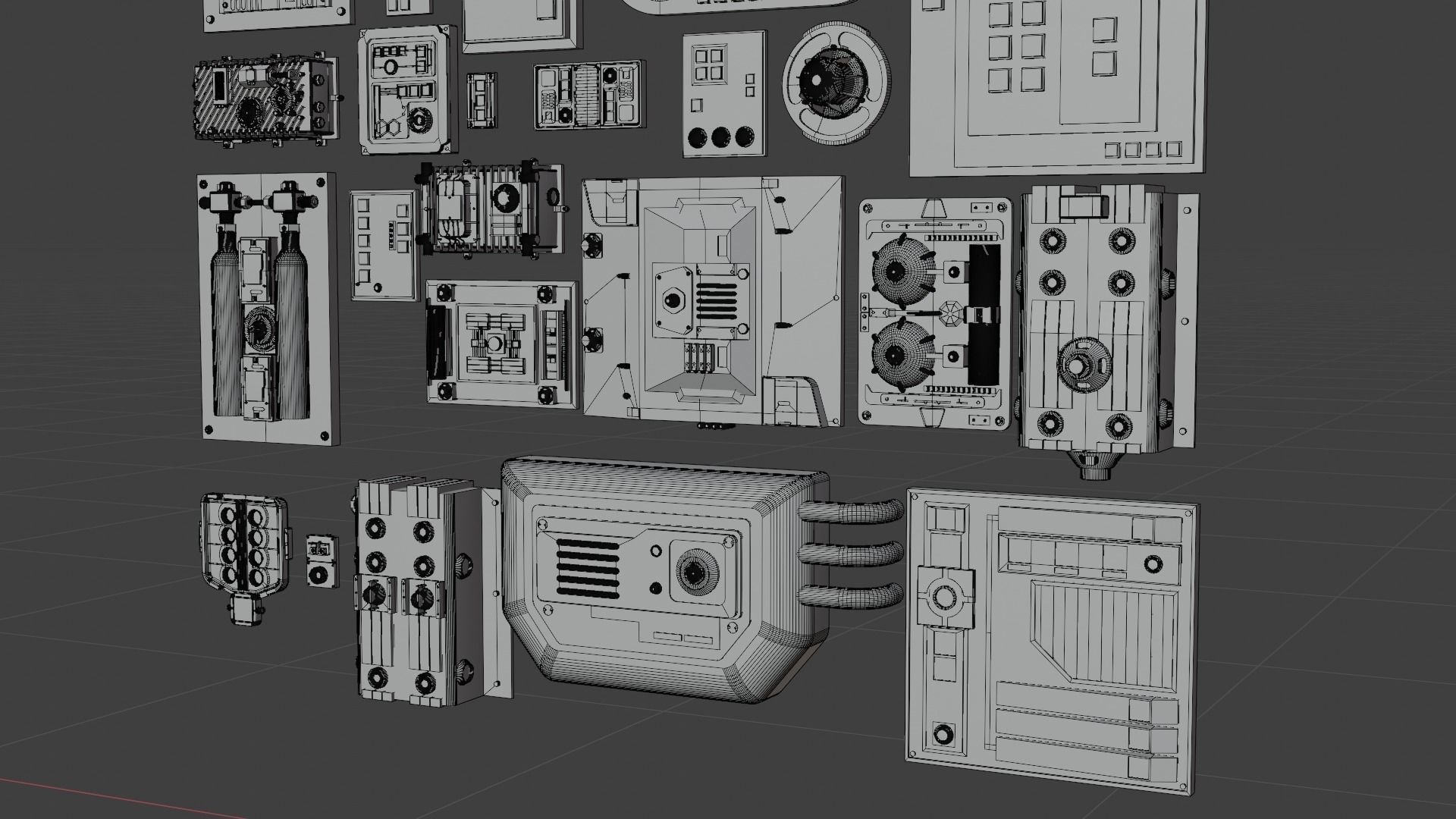Star Wars Panels Pack 01 3D model_11