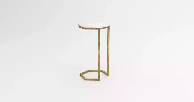 Badari Hexa Side Table 3D model