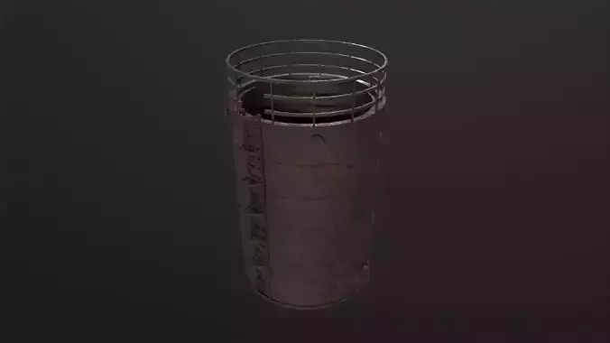 Rusted Tank storage 3D Model