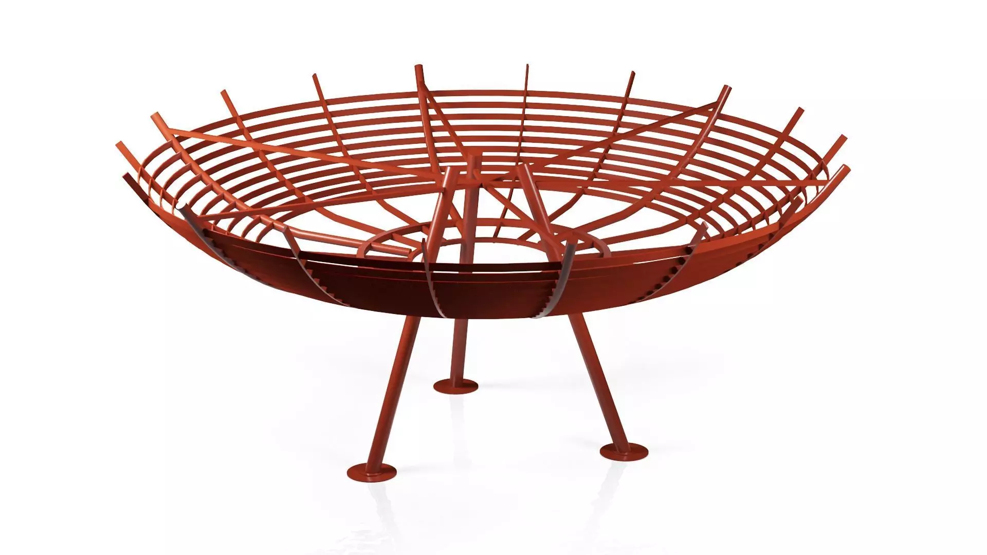 UFO Pavilion Sketchup Max Corona Render Low-poly 3D model_0