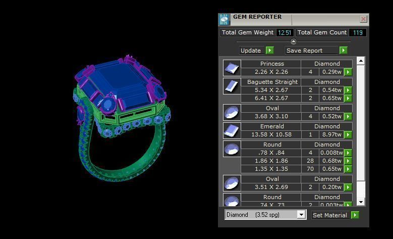 Rings 3D print model_3