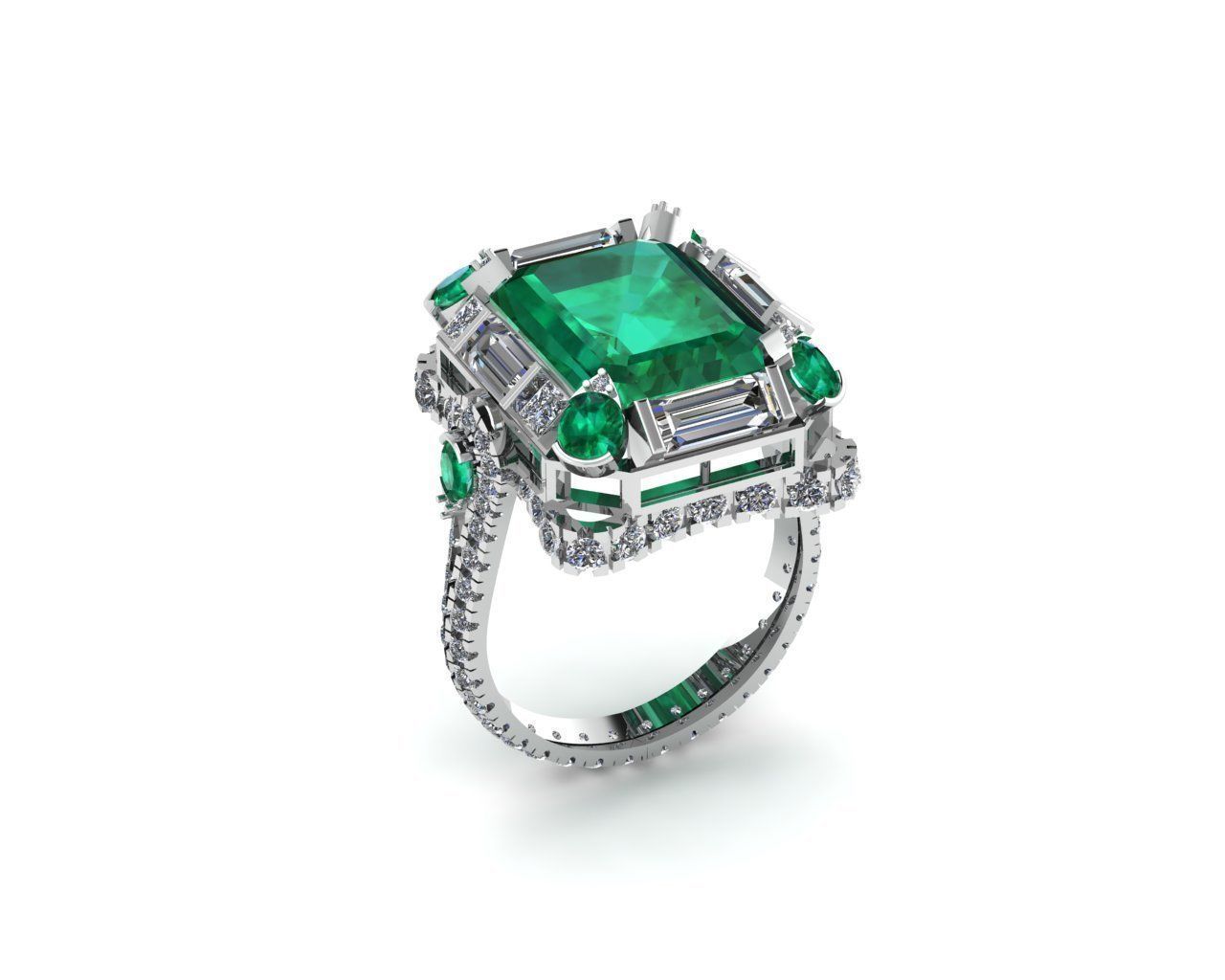 Rings 3D print model_1