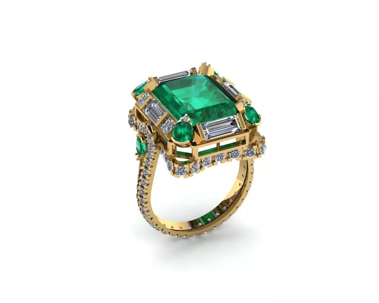 Rings 3D print model_0