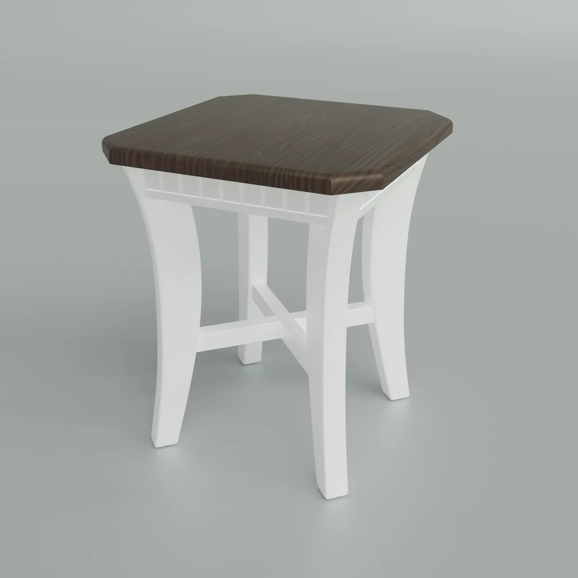 Stool classic Free 3D model_0