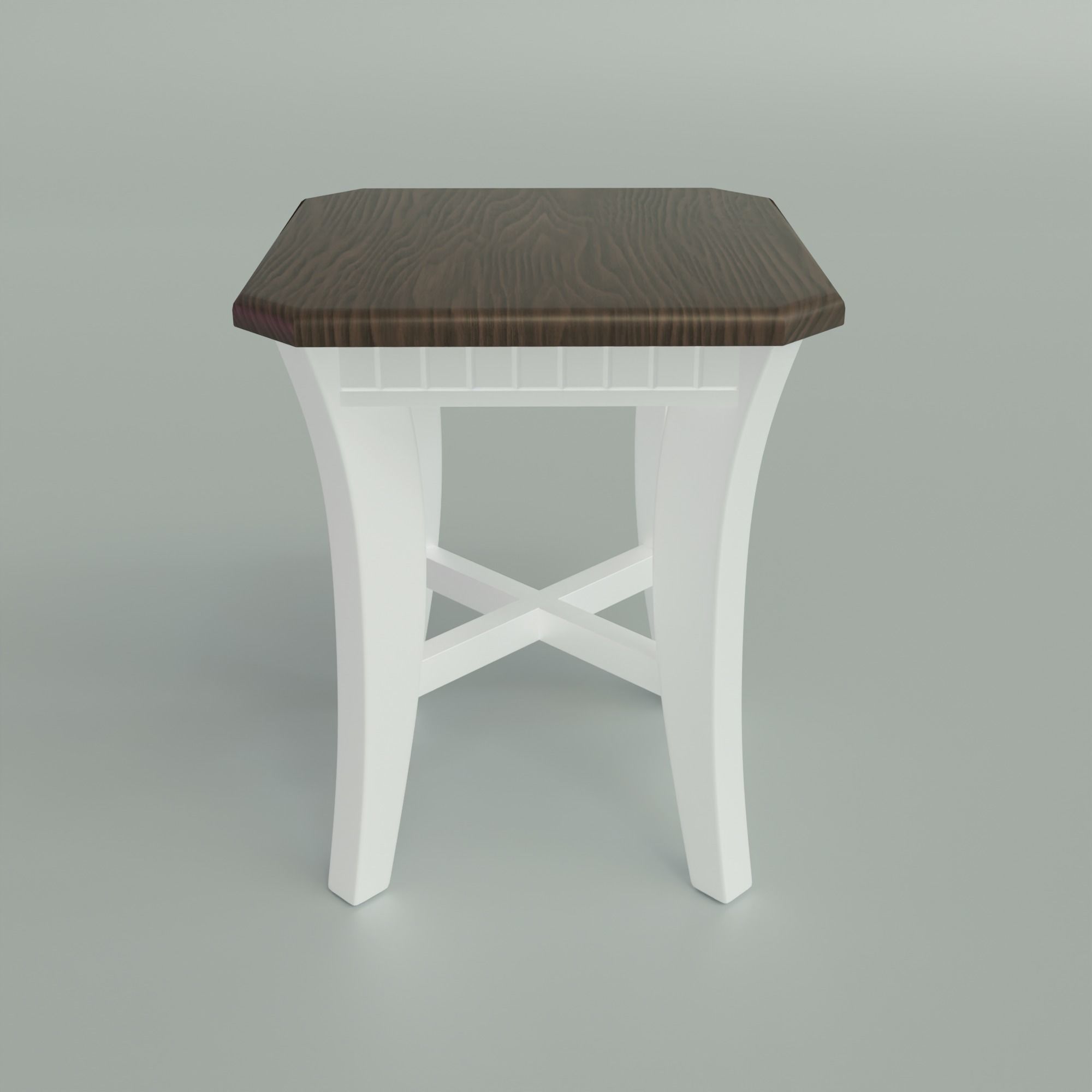 Stool classic Free 3D model_1