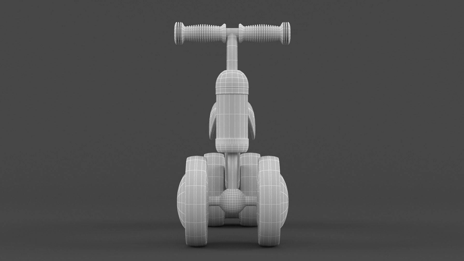Baby Balance Bike 3D model_11