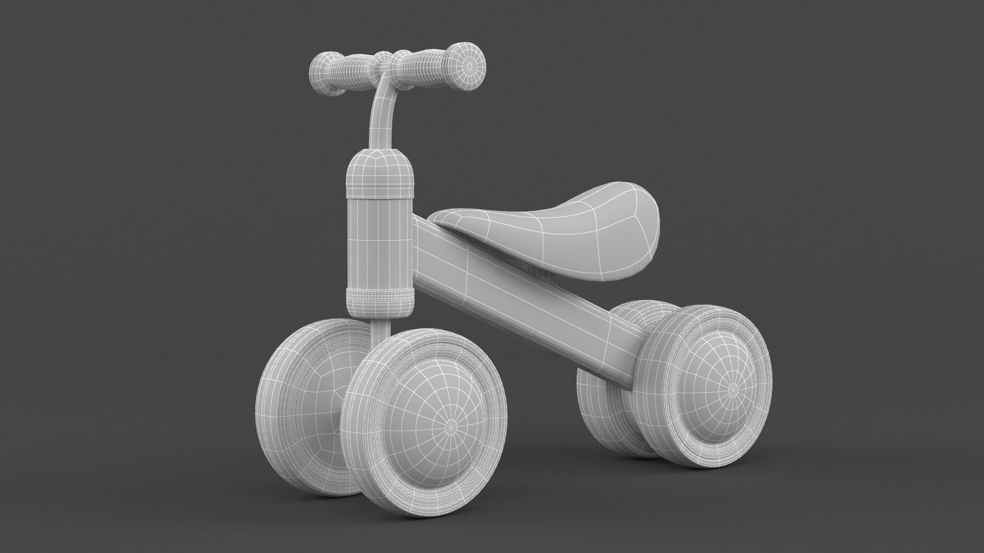 Baby Balance Bike 3D model_6