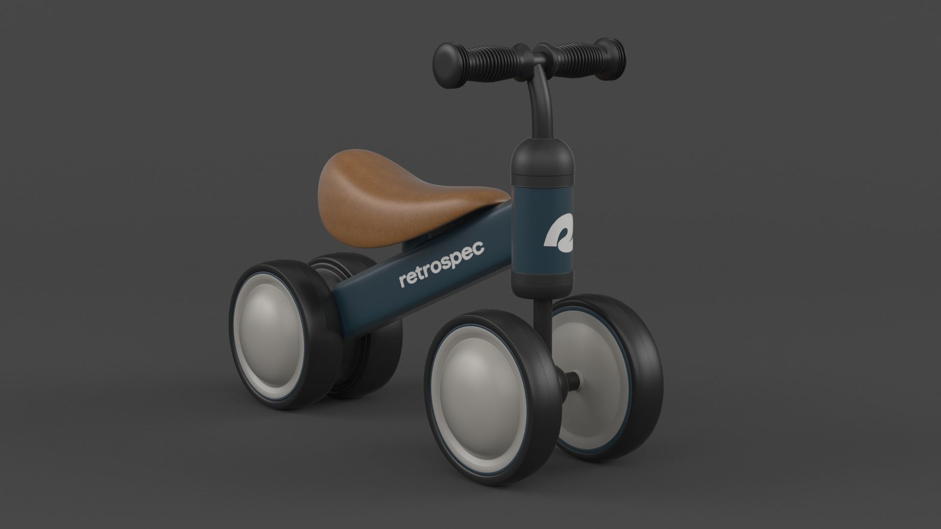 Baby Balance Bike 3D model_4