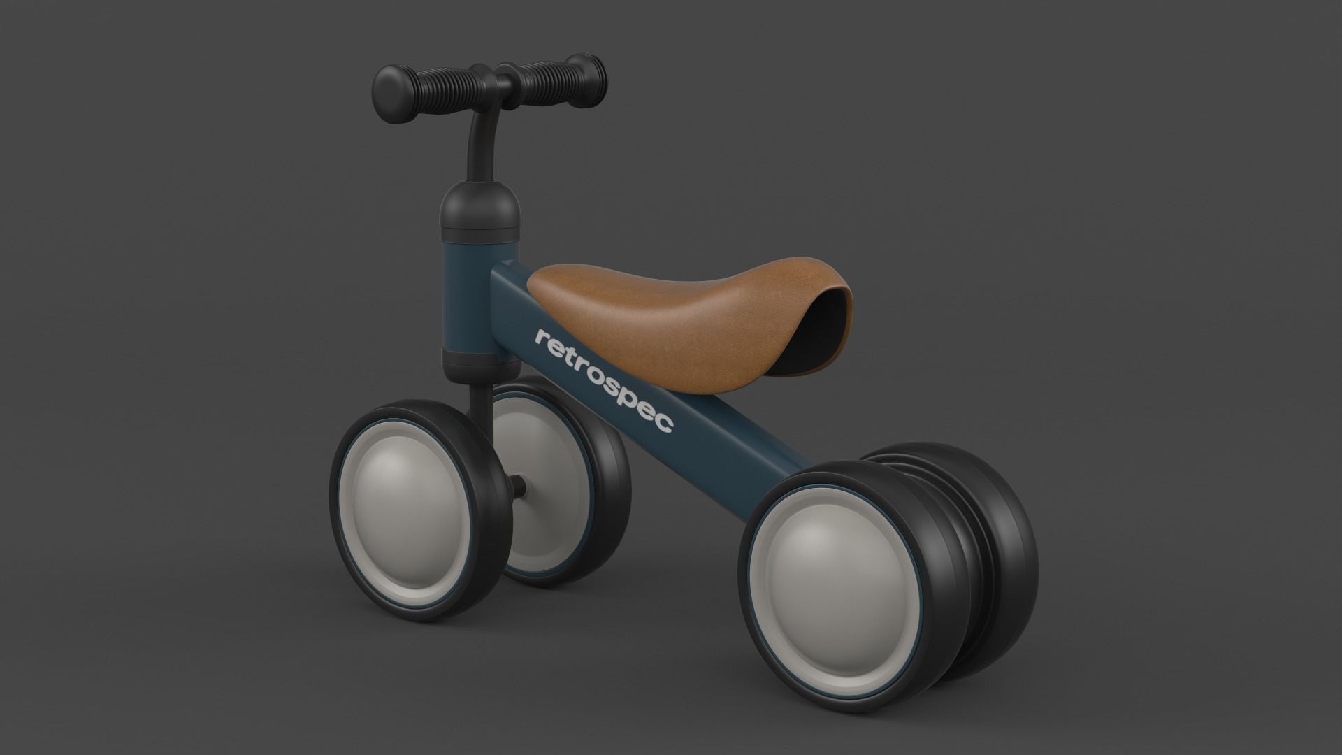 Baby Balance Bike 3D model_2