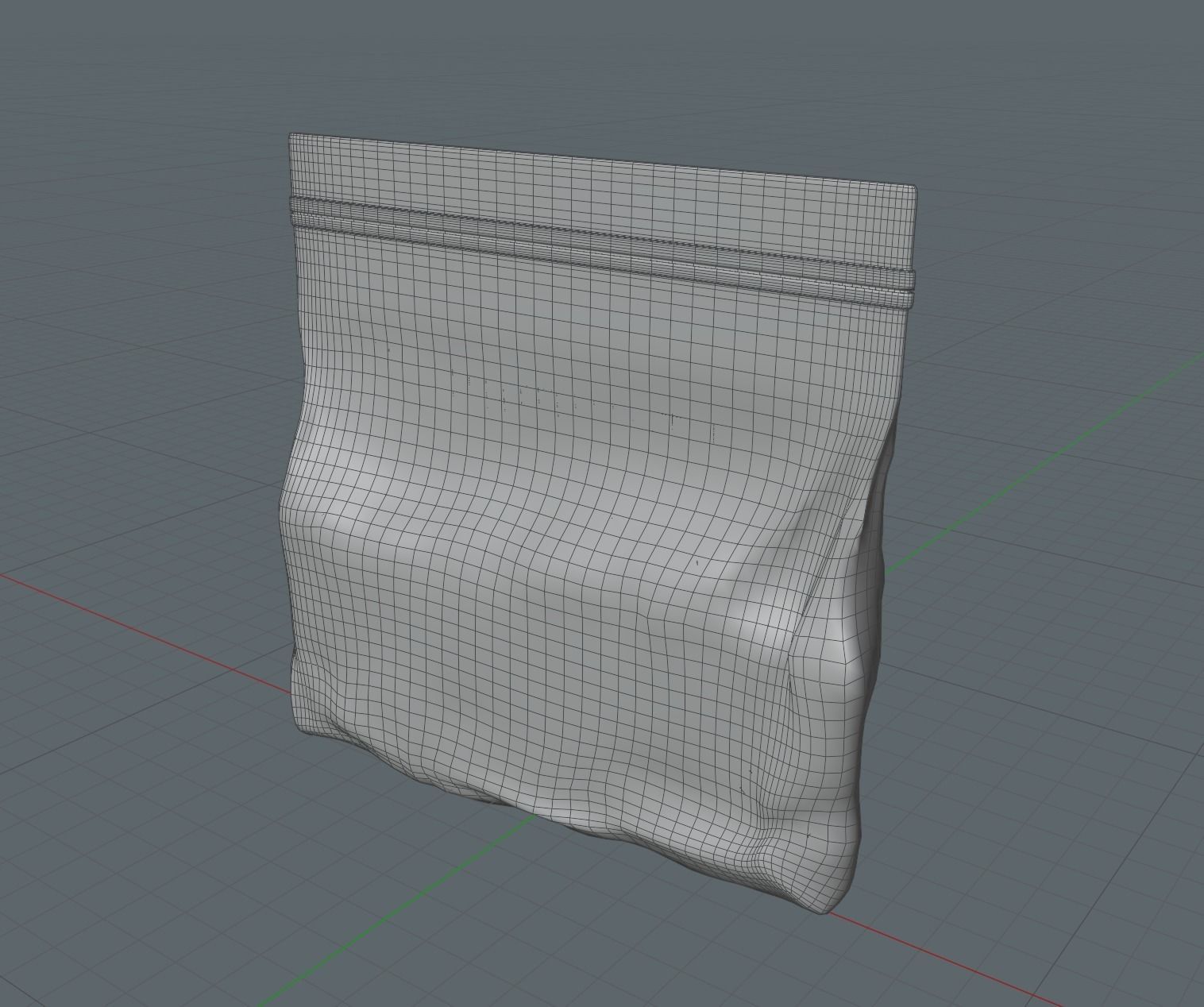 Magic Mushroom Bag Low-poly 3D model_5