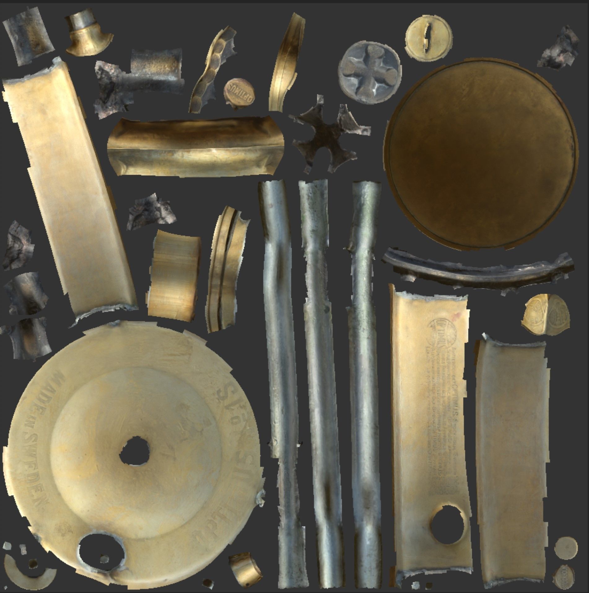 Camp Stove Primus Optimus Low-poly 3D model_8