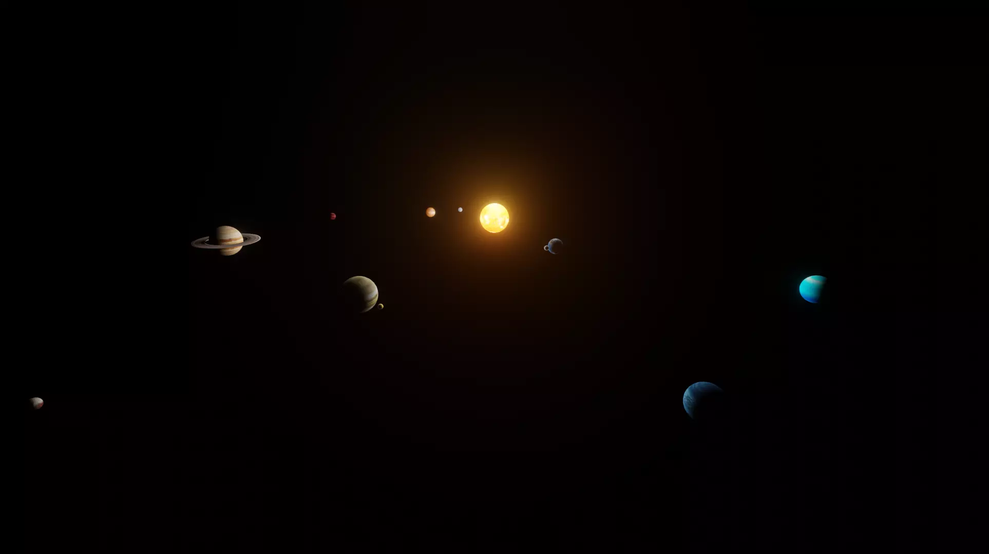 solar system 3D model_0