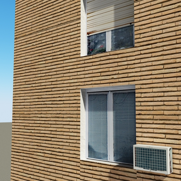 Building Collection 41-50 Low-poly 3D model_132