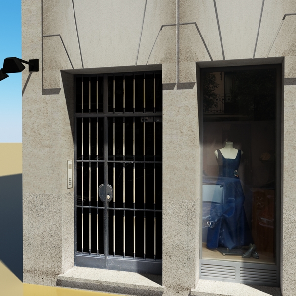 Building Collection 41-50 Low-poly 3D model_9