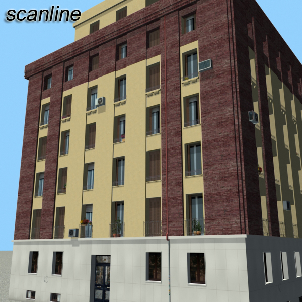 Building Collection 41-50 Low-poly 3D model_80